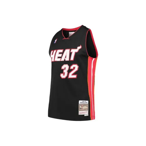 NBA x MITCHELL NESS Miami Heat Шакил О'Нил Баскетбольная Джерси Мужская Черная