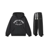 Комплект одежды (Черный свитшот + Черные штаны)