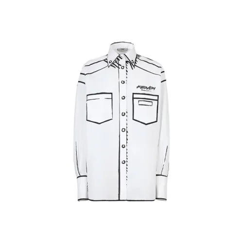 FENDI Белые Женские Рубашки
