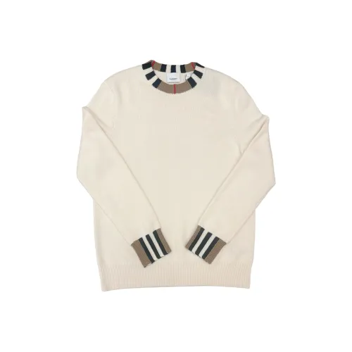 Burberry FW24 Свитер Женский Белый