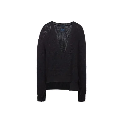 Yohji Yamamoto Черные Женские Кашемировые Свитера