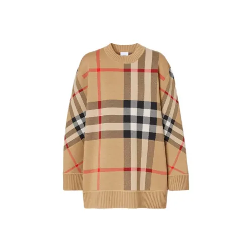 Burberry Трикотаж Женский Архив Бежевый