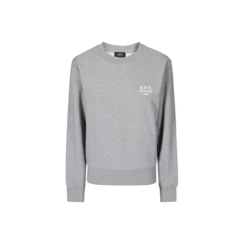 A.P.C Серый Женские Свитшоты