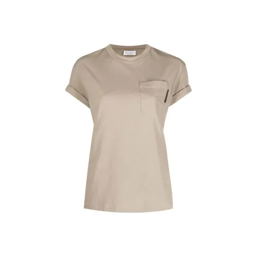 Brunello Cucinelli Тауповые Женские Рубашки T