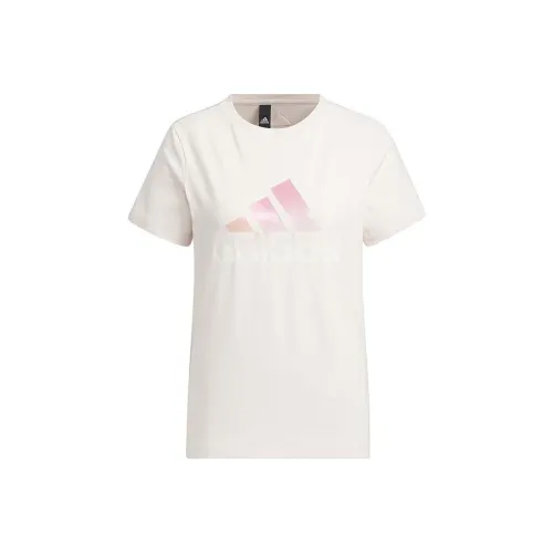 Adidas T-Shirt Женская Пыльно-Розовая
