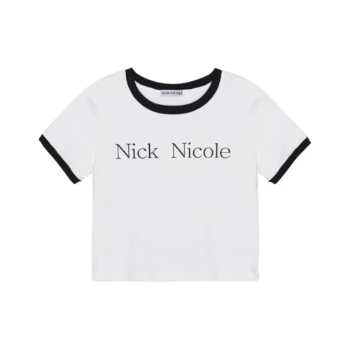 Nick & Nicole Белые Женские Футболки