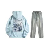 Комплект одежды (Топ в цвете Glacier Blue + Штаны в цвете Yellow Mud)