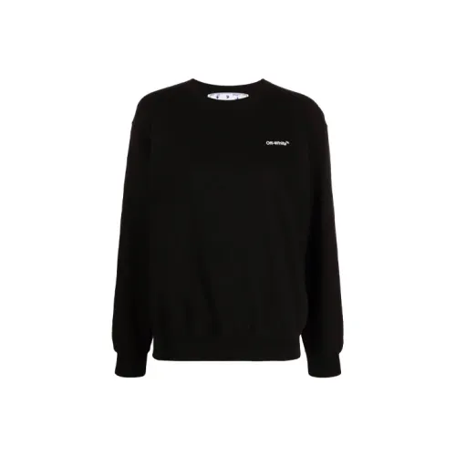 Off Белый SS22 Черный Женские Свитшоты