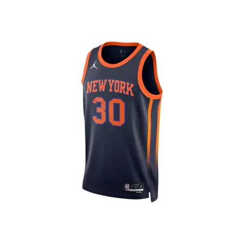 NBA x Jordan New York Knicks Баскетбольная Джерси Унисекс Морской Синий