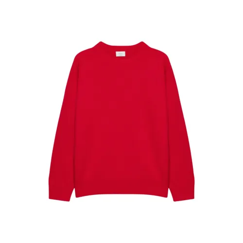 ARITZIA WILFRED Isabelle Шерсть Кашемир Свитер Женские Flashing Red Shining Red Light