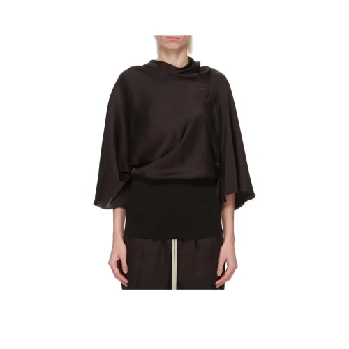 RICK OWENS совместный бренд RO T Рубашка Женская Черная