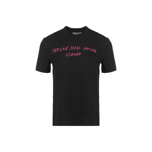 VERSACE JEANS COUTURE Черные Женские Т-рубашки