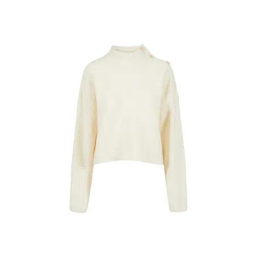 Цвет айсберга Экрю Женские Свитеры