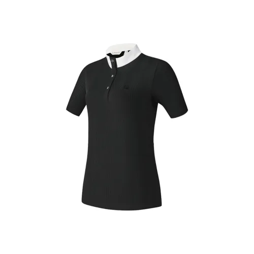 FILA GOLF серия T Рубашка Женская Темно-черная