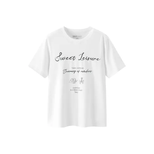 SEM R Стандартный Короткий Рукав Т-Рубашки Женские