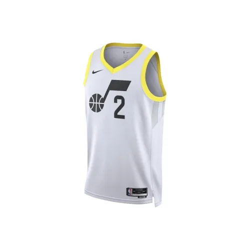 NBA Utah Jazz Nike Association Swingman Баскетбольная Джерси Унисекс Белый