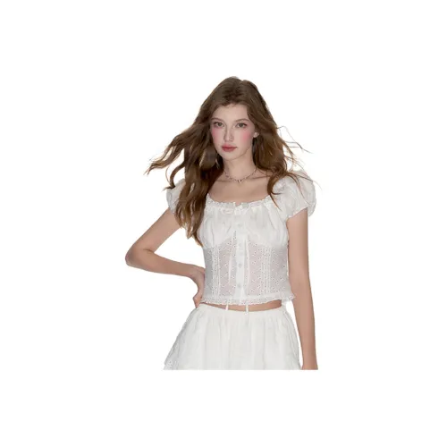 Guuka Hero Белый Женские T-рубашки