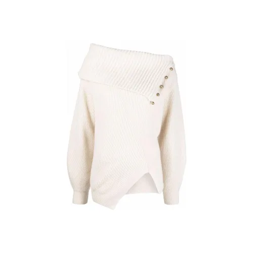 Stella McCartney FW22 Кашемировый свитер женский цвет экрю