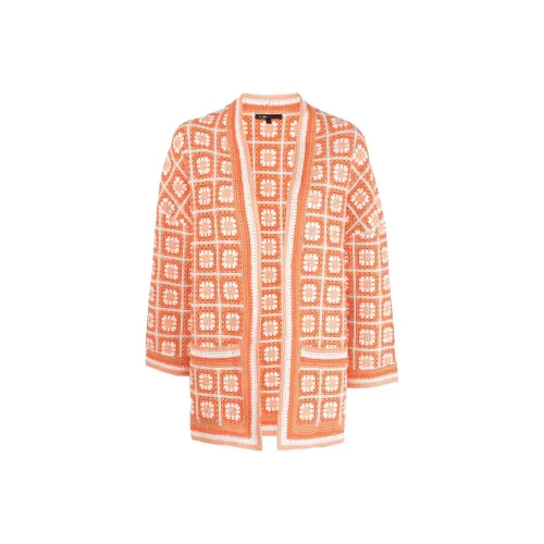 Maje FW22 Трикотаж Женский Оранжевый