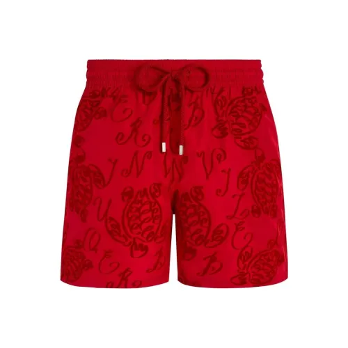 VILEBREQUIN Повседневные шорты Мужские Красные