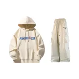 Абрикос Свитшот + Абрикос Повседневные Штаны