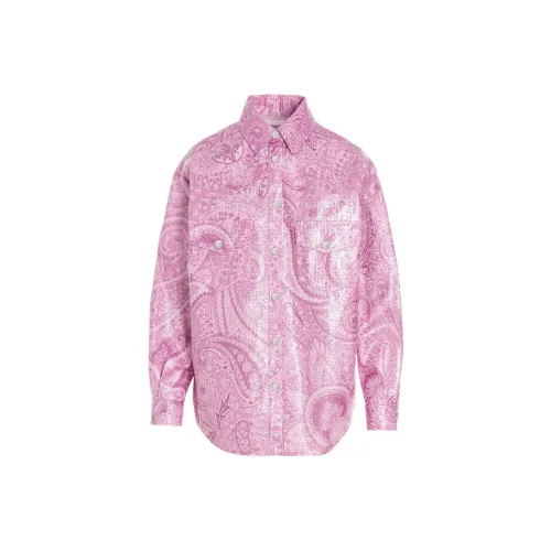 ETRO Розовые Женские Рубашки