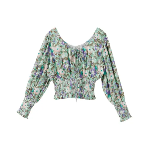 YUMOMO STAR Женские Шифоновые Рубашки