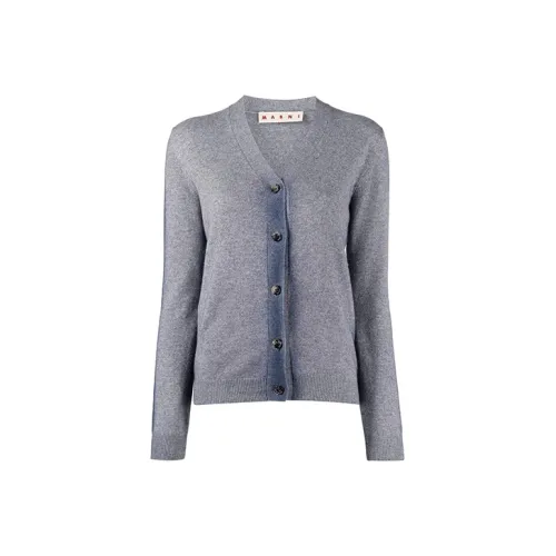 MARNI Slim Fit Трикотаж Женский Серый