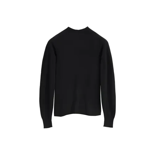 Lemaire Бесшовный Средний воротник JUMPER Свитер Женские Черный