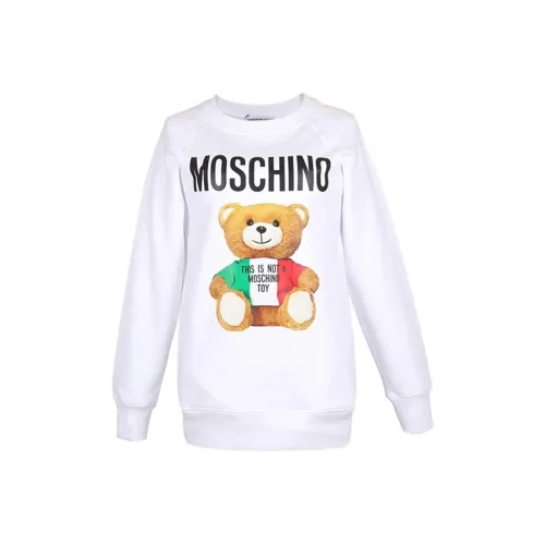 MOSCHINO Белые Женские Толстовки