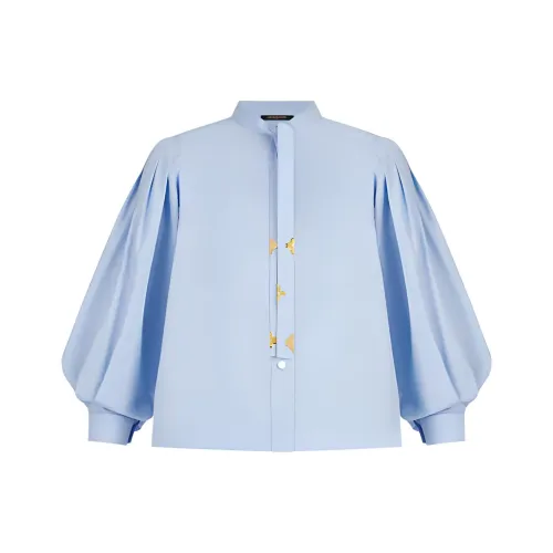 LOUIS VUITTON Рубашка Женская Синяя