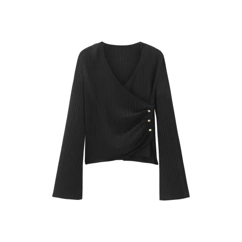 PEACEBIRD Черный Женский Трикотаж