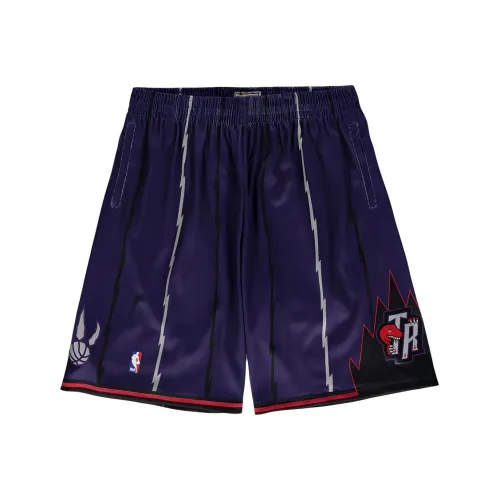 NBA x MITCHELL NESS Toronto Raptors Big Tall Hardwood CLASSICS Повседневные шорты Мужской Фиолетовый