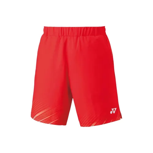 YONEX Red Men's Casual Shorts YONEX Красные Мужские Повседневные Шорты