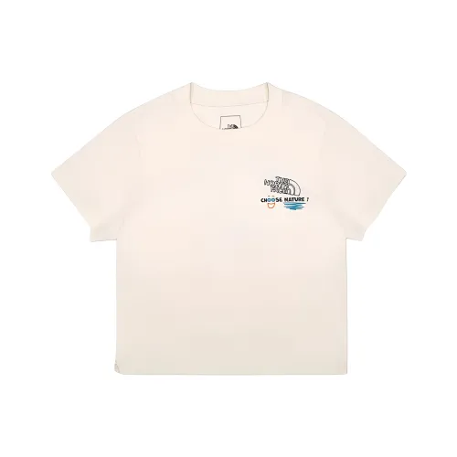 The North Face Комплект с короткими рукавами T-Shirt Женская Бежевая