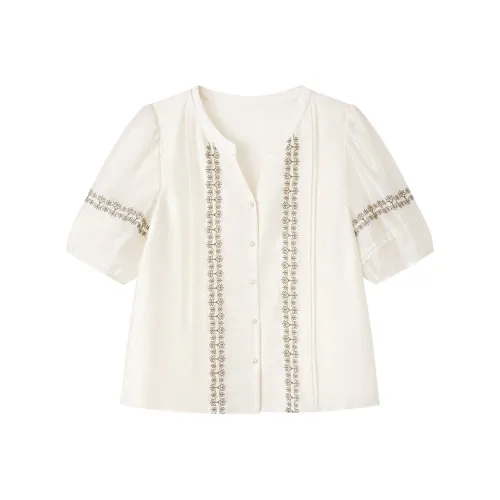 Pit Экрю Женские Рубашки