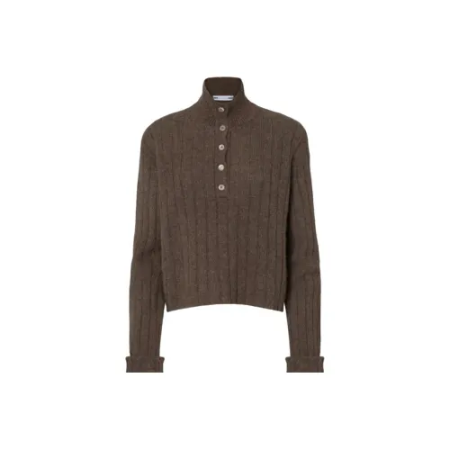 JACOB COHEN Коричневый Альпака Смесь Свитер Женские Коричневый