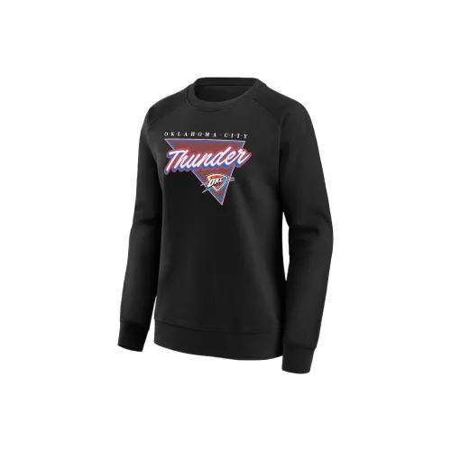 NBA Oklahoma City Thunder Fanatics BUY Спина Толстовка Женские Черный