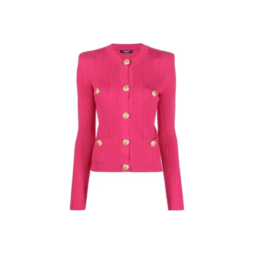 BALMAIN FW22 Трикотаж Женский Розовый Красный