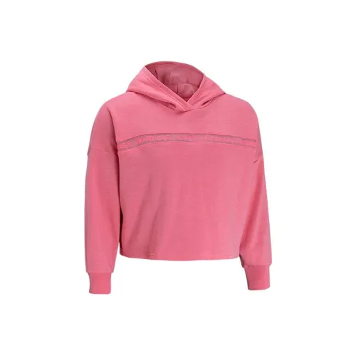 Under Armour Цвет лимонного сока Розовый Женские Свитшоты