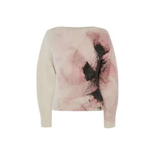 Alexander McQueen Слоновая кость Женские кашемировые свитеры