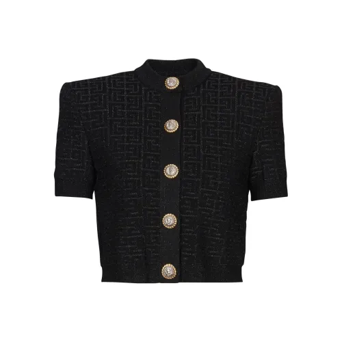 BALMAIN SS24 Трикотаж Женский Черный