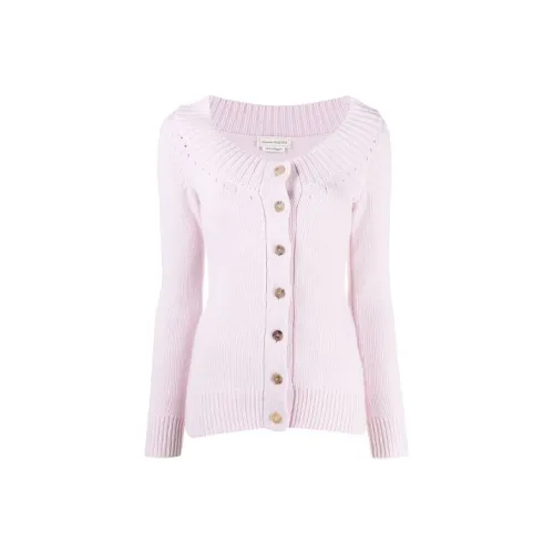 Alexander McQueen Розовые Женские Кашемировые Свитера