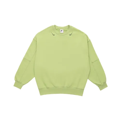 NIKE Ярко-зеленый Женские Свитшоты