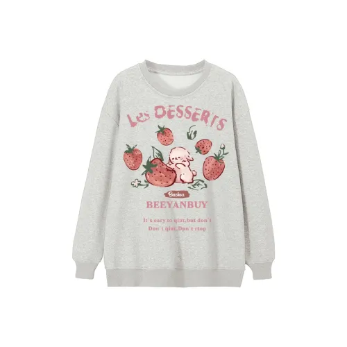 LSVE Бело-серый Женские Свитшоты