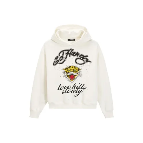 Ed Hardy FW24 Свитшот Женский Айвори Белый