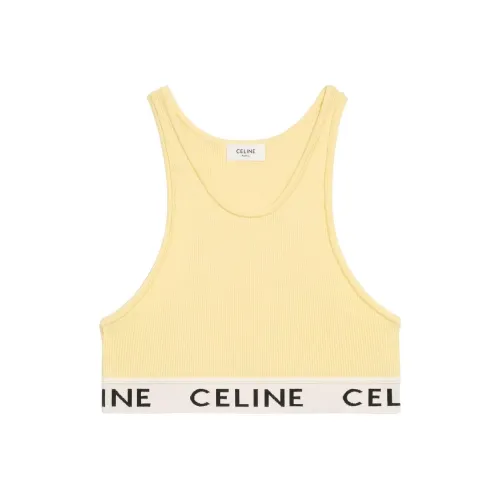 CELINE SS22 Спортивные жилеты Женские Желтые