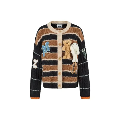 13 DEMARZO Черный кофе Многоцветный Унисекс Свитеры