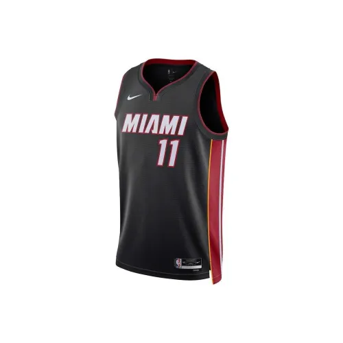 NBA x Nike Miami Heat Команда Icon Swingman Баскетбольная Джерси Унисекс Черный