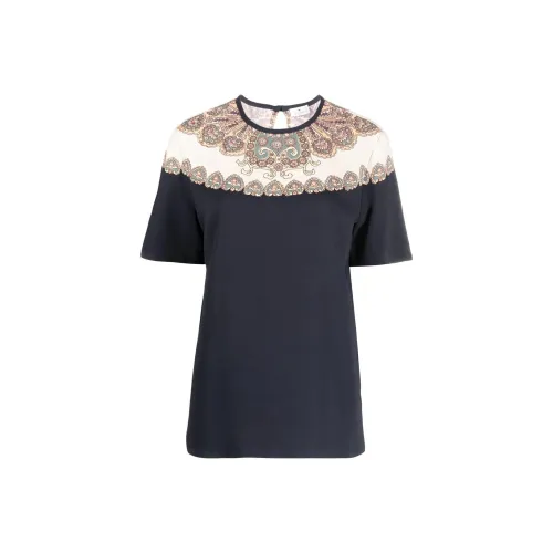 ETRO Черные Женские Т-рубашки
